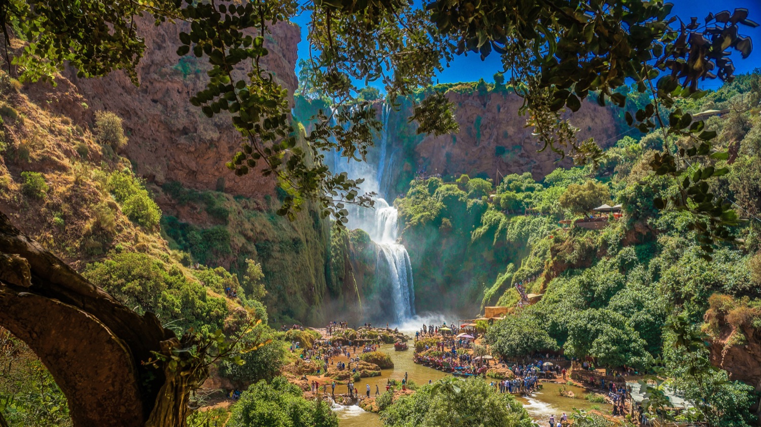 Excursão de um dia às cascatas de Ouzoud desde Marraquexe